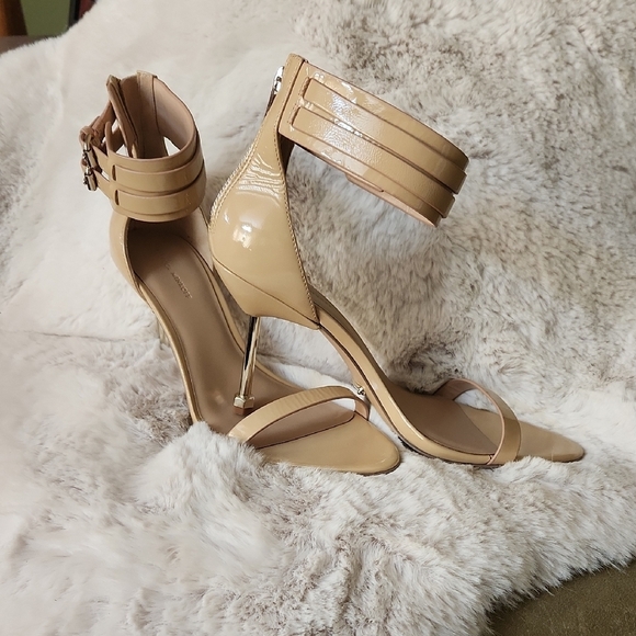 Rebecca Minkoff Shoes - NWOB Rebecca Minkoff Elegant Tan Patent Leather Stiletto  Gold Heels-Size 8.5